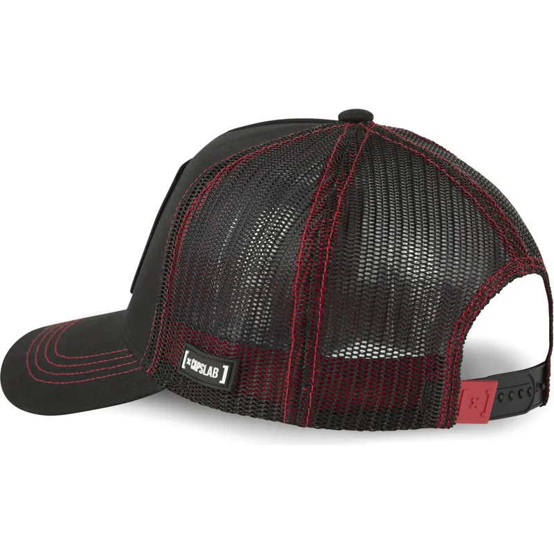 kasketter-buet-sort-snapback-robot-grendizer-robot-grendizer-af-capslab