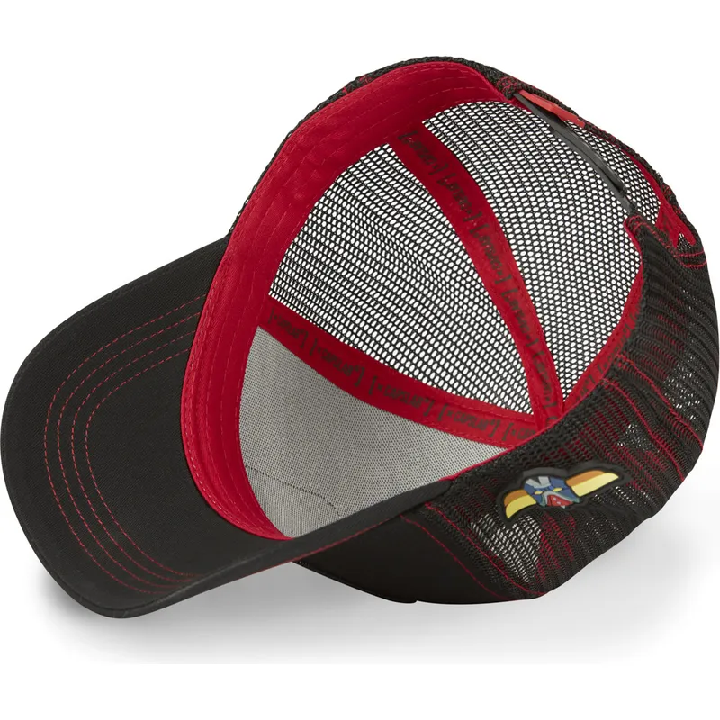 kasketter-buet-sort-snapback-robot-grendizer-robot-grendizer-af-capslab