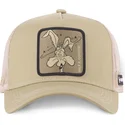 brun-coyote-trucker-kasket-loo-coy1-looney-tunes-fra-capslab