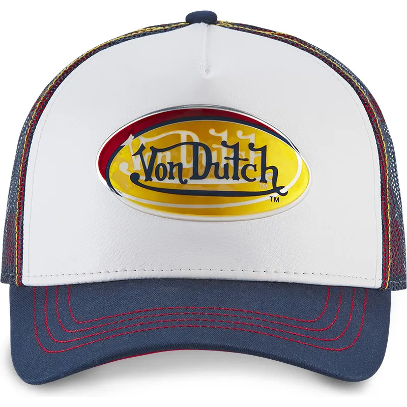 hvid-og-bla-trucker-kasket-adec-whi-fra-von-dutch