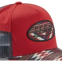 kasketter-buet-rod-snapback-af-von-dutch