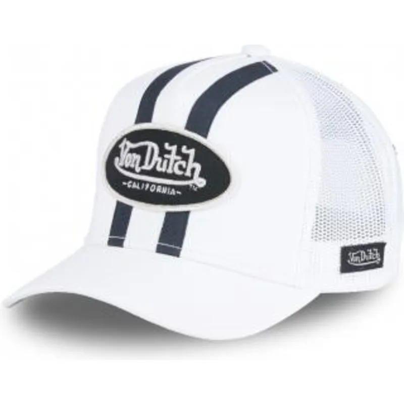 kasketter-buet-hvid-snapback-af-von-dutch