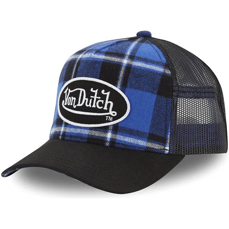kasketter-buet-bla-snapback-af-von-dutch