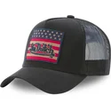 trucker-kasket-sort-flag-nr-fra-von-dutch