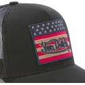 trucker-kasket-sort-flag-nr-fra-von-dutch
