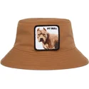 spande-brun-fra-bucket-marron-perro-pitbull-misunderstood-the-farm-af-goorin-bros