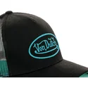 sort-trucker-kasket-med-cyan-neo-cya-logo-fra-von-dutch