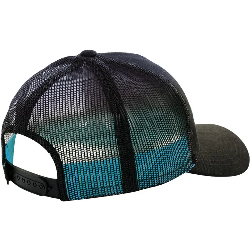 sort-trucker-kasket-med-cyan-neo-cya-logo-fra-von-dutch