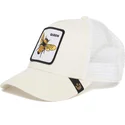 hvid-trucker-kasket-queen-bee-bi-fra-goorin-bros