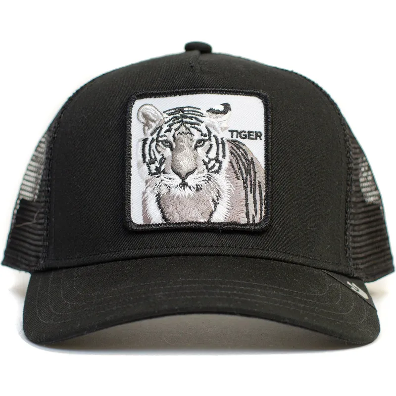 goorin-bros-sort-trucker-kasket-med-tiger-silver-tiger