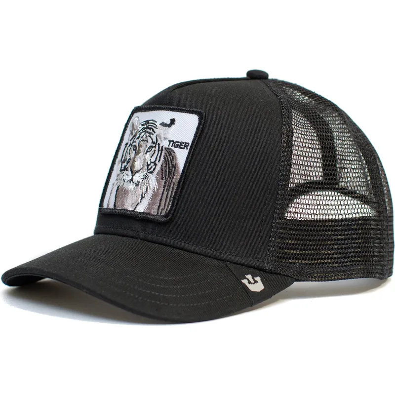 goorin-bros-sort-trucker-kasket-med-tiger-silver-tiger