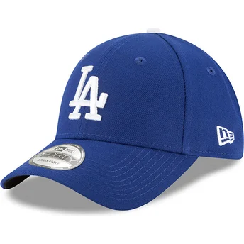 Justerbar blå kurvet kasket 9FORTY The League fra Los Angeles Dodgers MLB fra New Era