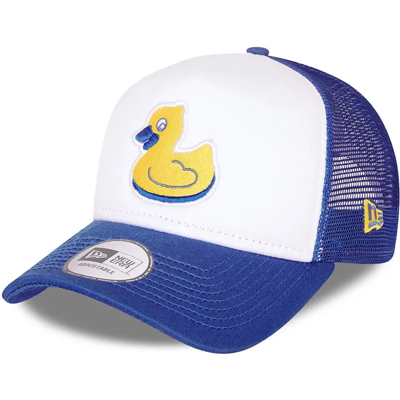 kasketter-buet-hvid-snapback-a-frame-fra-akron-rubberducks-milb-af-new-era