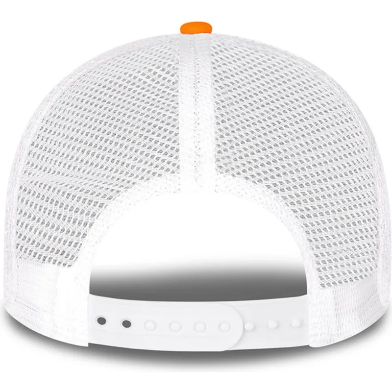 kasketter-buet-orange-snapback-a-frame-tonal-mesh-fra-new-york-yankees-mlb-af-new-era