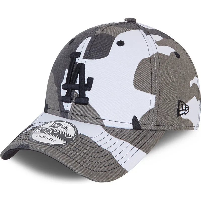 kasketter-buet-camouflage-justerbar-rem-negro-negro-9forty-fra-los-angeles-dodgers-mlb-af-new-era
