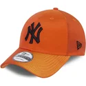 new-era-new-york-yankees-mlb-9forty-hypertone-justerbar-orange-bojet-skygge-kasket