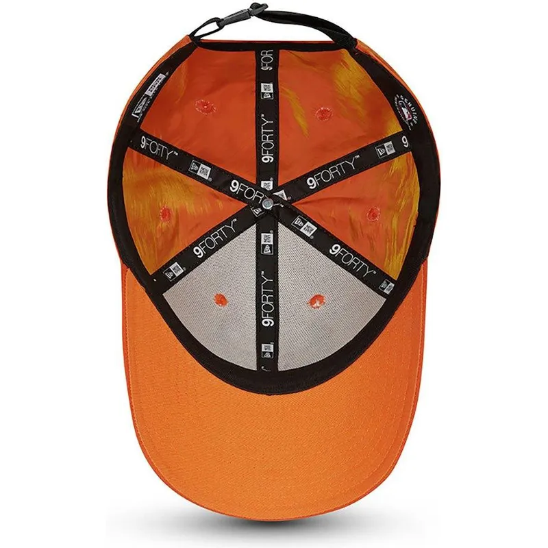 new-era-new-york-yankees-mlb-9forty-hypertone-justerbar-orange-bojet-skygge-kasket