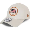 gra-justerbar-9forty-usa-flag-kasket-med-buet-skygge-fra-new-era