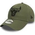 kasketter-buet-gron-justerbar-rem-negro-9forty-league-essential-fra-chicago-bulls-nba-af-new-era