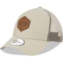 gra-trucker-kasket-a-frame-9forty-heritage-patch-fra-new-era