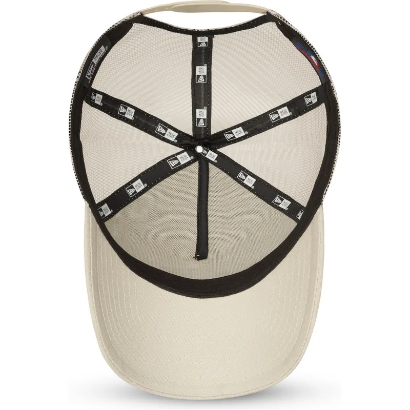 gra-trucker-kasket-a-frame-9forty-heritage-patch-fra-new-era