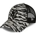 kasketter-buet-gra-snapback-negro-9forty-tiger-print-fra-new-york-yankees-mlb-af-new-era