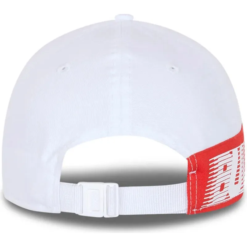 kasketter-buet-hvid-justerbar-rem-9forty-side-mark-fra-chicago-bulls-nba-af-new-era kasketter-buet-hvid-justerbar-rem-9forty-side-mark-fra-chicago-bulls-nba-af-new-era