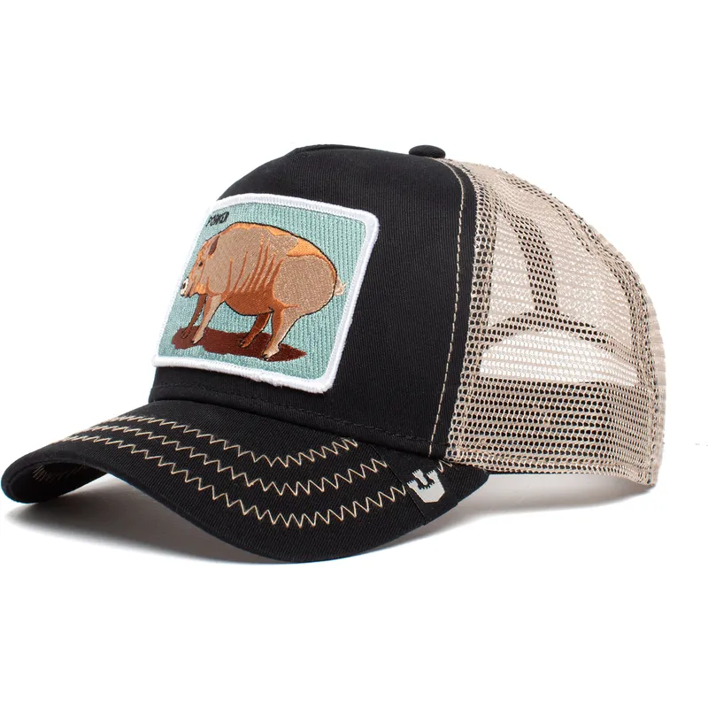 kasketter-buet-sort-snapback-the-farm-af-goorin-bros kasketter-buet-sort-snapback-the-farm-af-goorin-bros