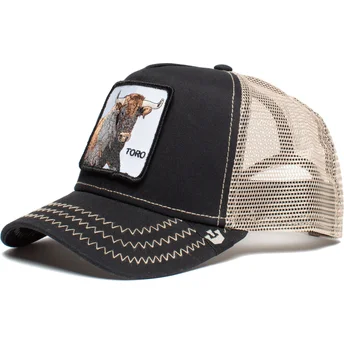 kasketter-buet-sort-snapback-the-farm-af-goorin-bros