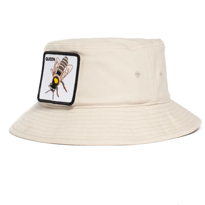 spande-hvid-fra-bucket-blanco-abeja-queen-bee-witched-the-farm-the-farm-af-goorin-bros
