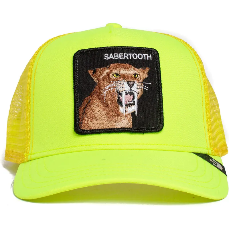 kasketter-buet-gul-snapback-dientes-fra-sable-sabertooth-tootache-the-farm-the-farm-af-goorin-bros