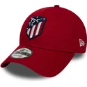 kasketter-buet-rod-justerbar-rem-9forty-essential-de-atletico-fra-atletico-de-madrid-lfp-af-new-era