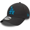 gra-buet-snapback-kasket-med-blat-logo-9forty-repreve-pop-logo-af-los-angeles-dodgers-mlb-fra-new-era