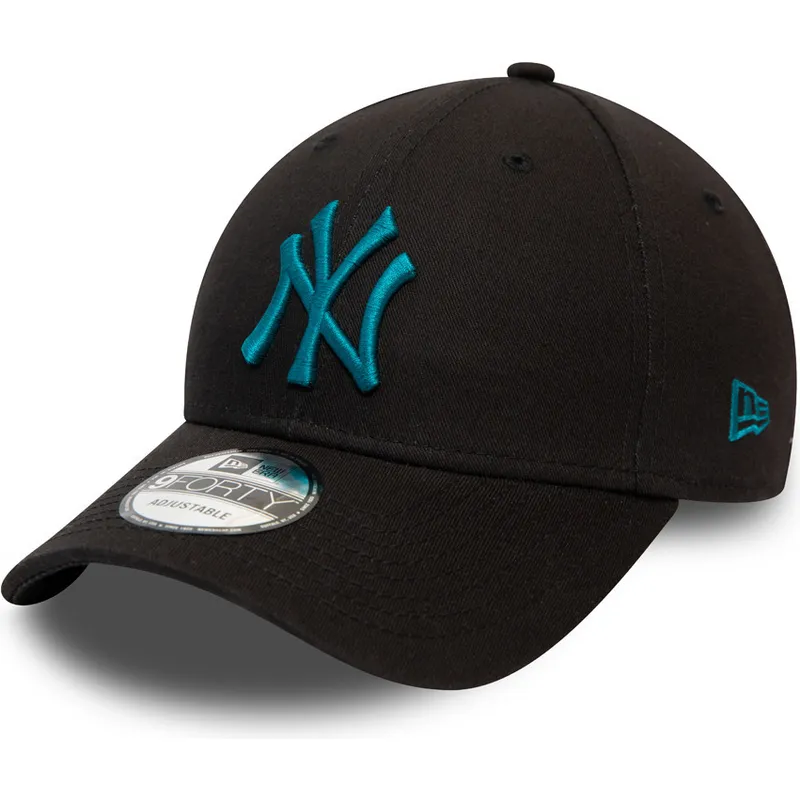 kasketter-buet-sort-justerbar-rem-9forty-league-essential-fra-new-york-yankees-mlb-af-new-era