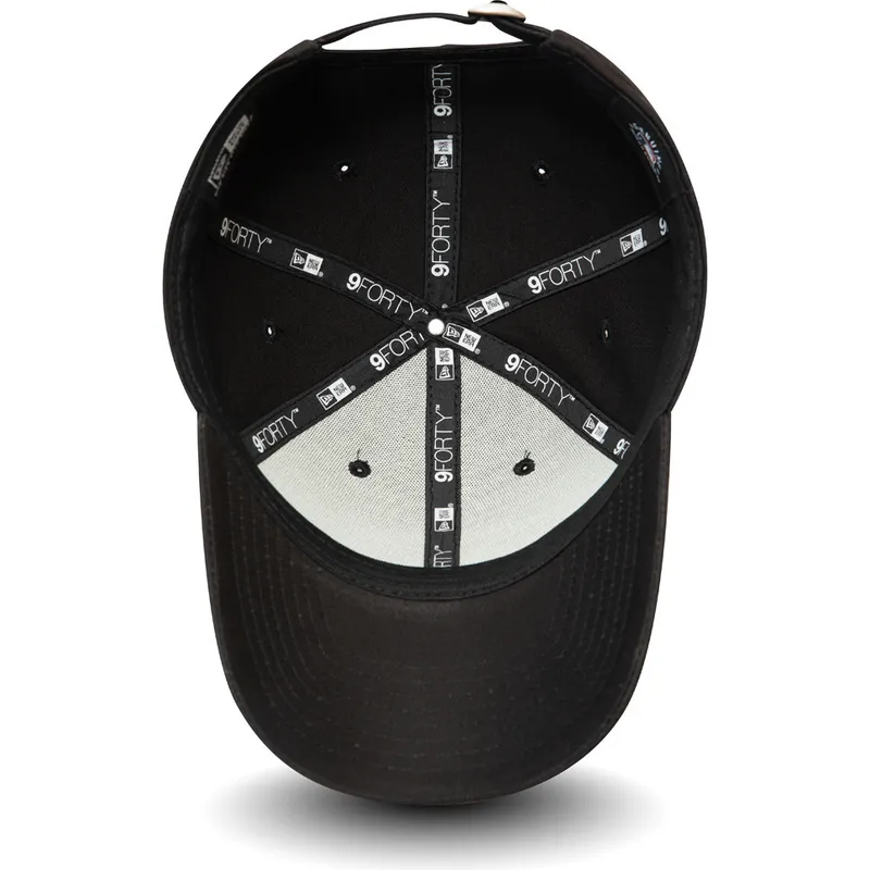 kasketter-buet-sort-justerbar-rem-9forty-league-essential-fra-new-york-yankees-mlb-af-new-era