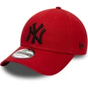 kasketter-buet-rod-justerbar-rem-negro-9forty-league-essential-fra-new-york-yankees-mlb-af-new-era