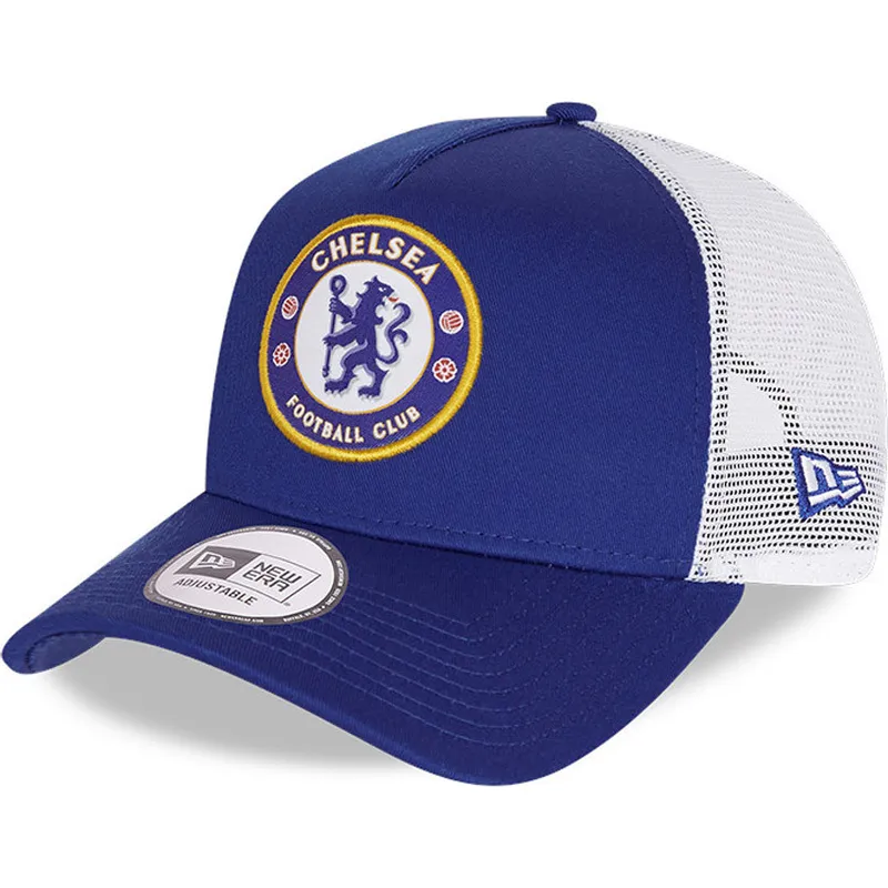 kasketter-buet-bla-snapback-cotton-a-frame-fra-chelsea-football-club-premier-league-af-new-era kasketter-buet-bla-snapback-cotton-a-frame-fra-chelsea-football-club-premier-league-af-new-era