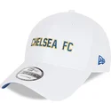 kasketter-buet-hvid-justerbar-rem-9forty-cotton-wordmark-fra-chelsea-football-club-premier-league-af-new-era