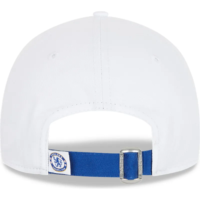 kasketter-buet-hvid-justerbar-rem-9forty-cotton-wordmark-fra-chelsea-football-club-premier-league-af-new-era