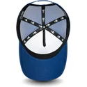 hvid-og-bla-a-frame-trucker-cap-fra-brooklyn-cyclones-milb-fra-new-era