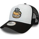 hvid-og-sort-a-frame-trucker-cap-fra-brooklyn-cyclones-milb-fra-new-era