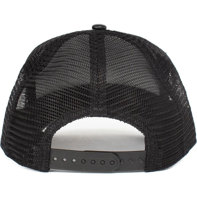 trucker-kasket-sort-panter-panther-truth-will-prevail-the-farm-fra-goorin-bros