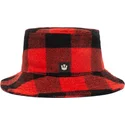 spande-buet-rod-snapback-fra-bucket-rojo-y-negro-bufalo-buffalo-i-m-a-little-hoarse-the-farm-the-farm-af-goorin-bros