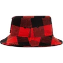 spande-buet-rod-snapback-fra-bucket-rojo-y-negro-bufalo-buffalo-i-m-a-little-hoarse-the-farm-the-farm-af-goorin-bros