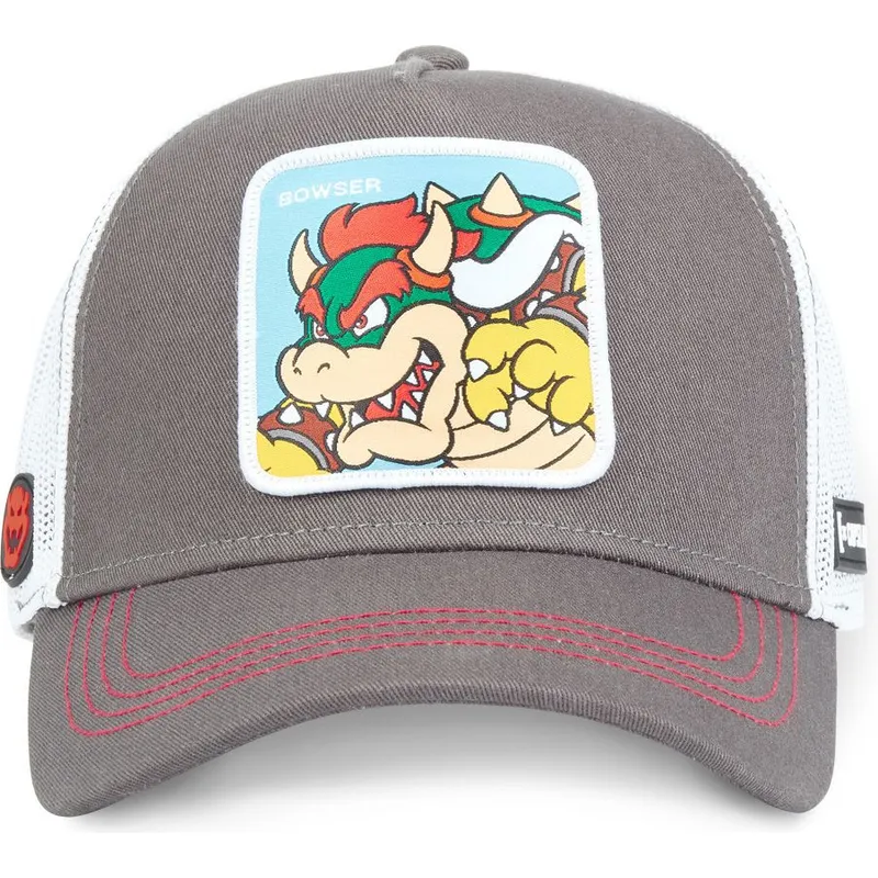 kasketter-buet-gra-snapback-bowser-super-mario-bros-af-capslab