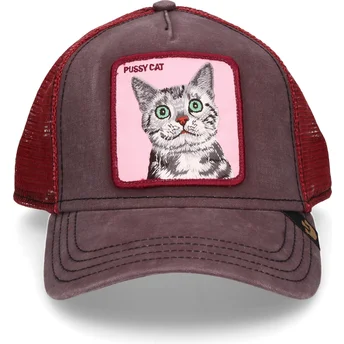 goorin-bros-brun-truckerkasket-med-kattemotiv-whiskers