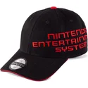 difuzed-curved-brim-nes-logo-nintendo-black-adjustable-cap