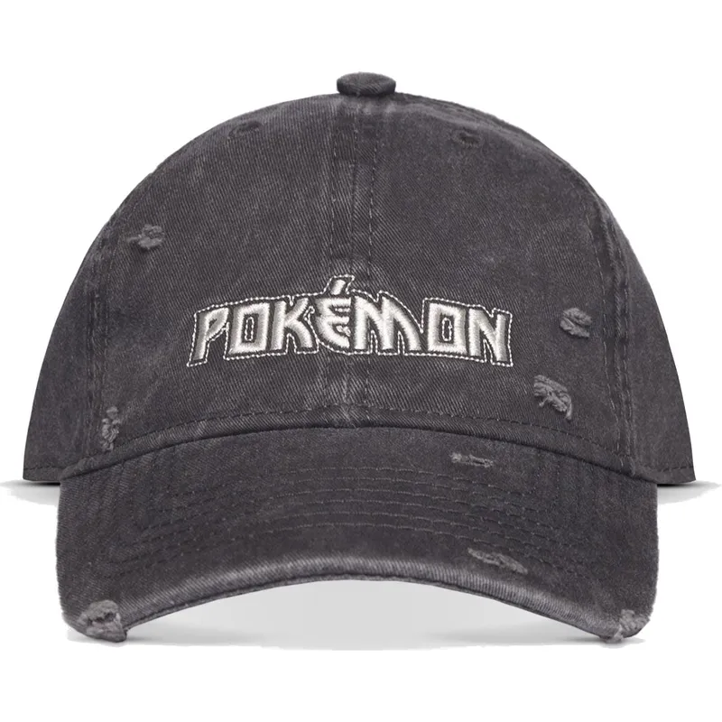 gra-snapback-kasket-med-buet-skygge-pokemon-fra-difuzed