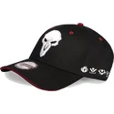 sort-snapback-kasket-med-buet-skygge-reaper-overwatch-fra-difuzed