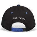 sort-snapback-kasket-med-buet-skygge-nightwing-dc-comics-fra-difuzed